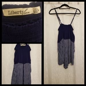 Liberty Love Navy Romper